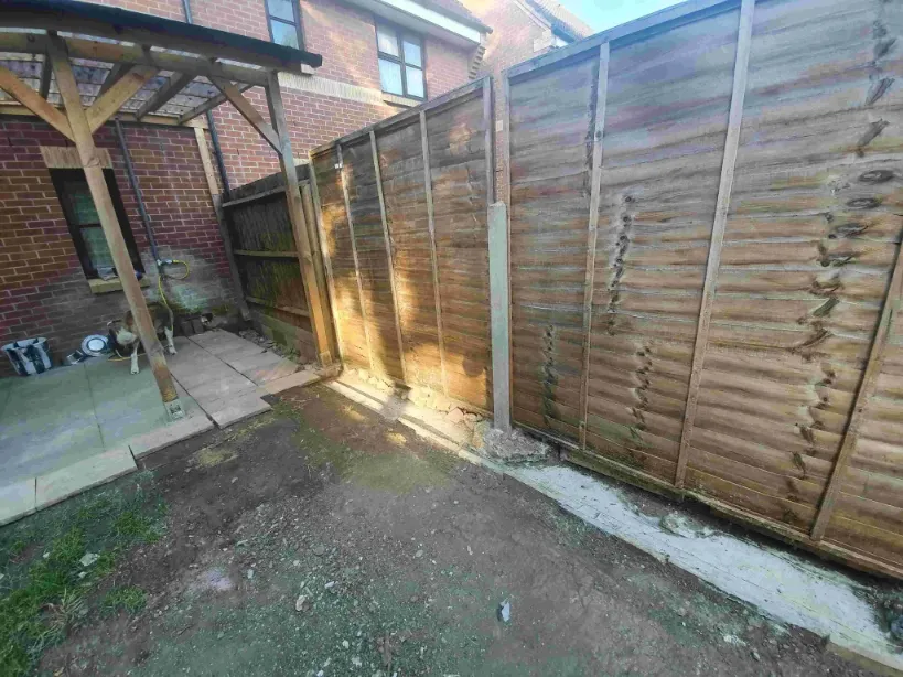 Garden Fence Before A